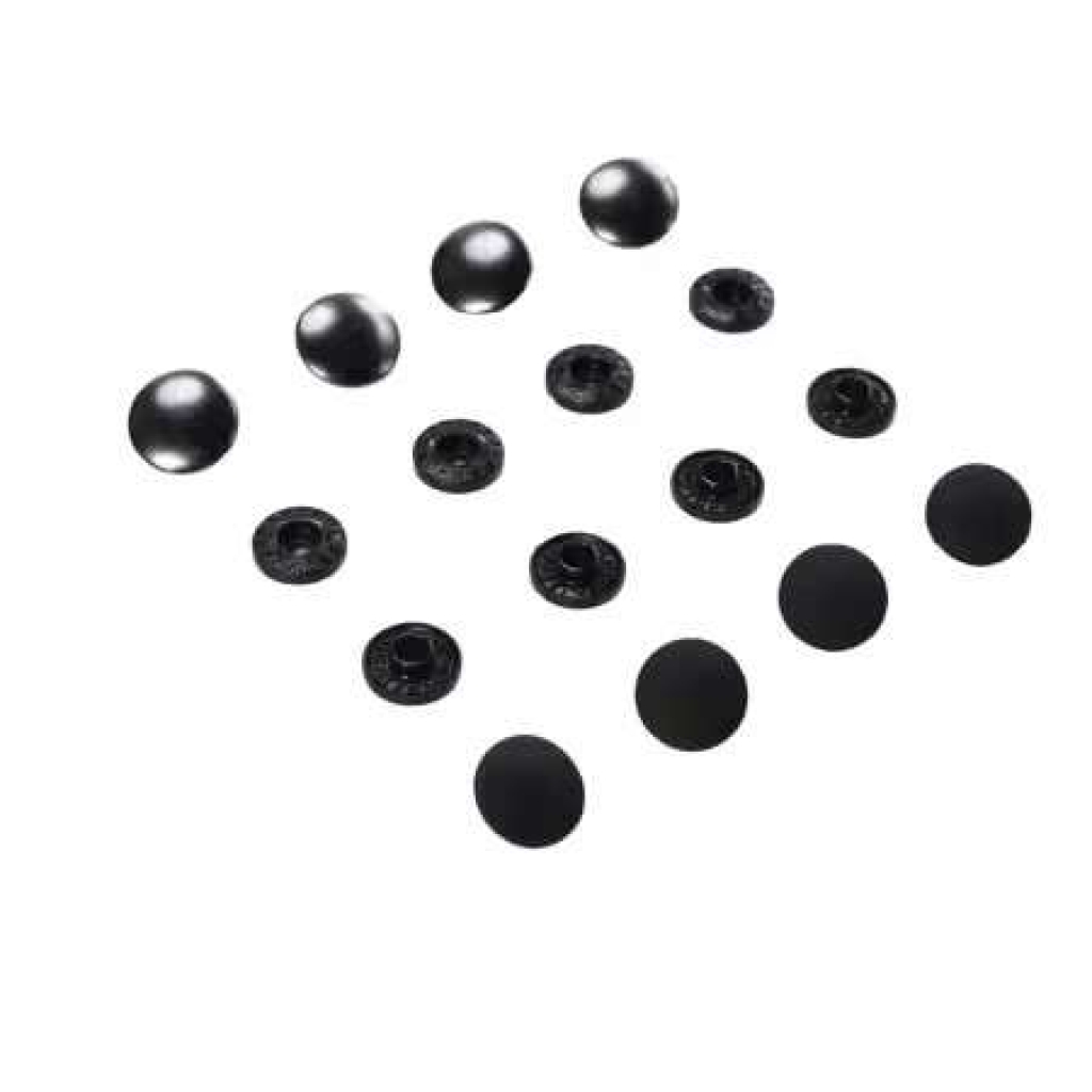 Tool-free Snaps - Set of Four - Black Metal