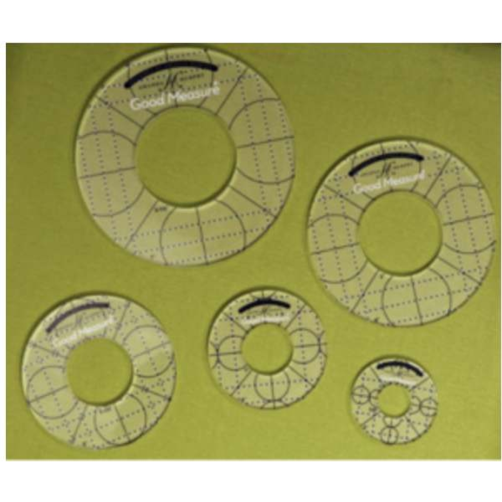 Every Circle Set of 5 low shank, Quiltelinjaler low shank