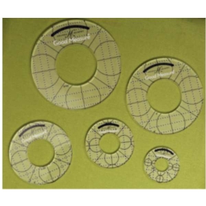 Every Circle Set of 5 low shank, Quiltelinjaler low shank