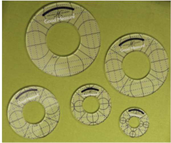 Every Circle Set of 5 low shank, Quiltelinjaler low shank