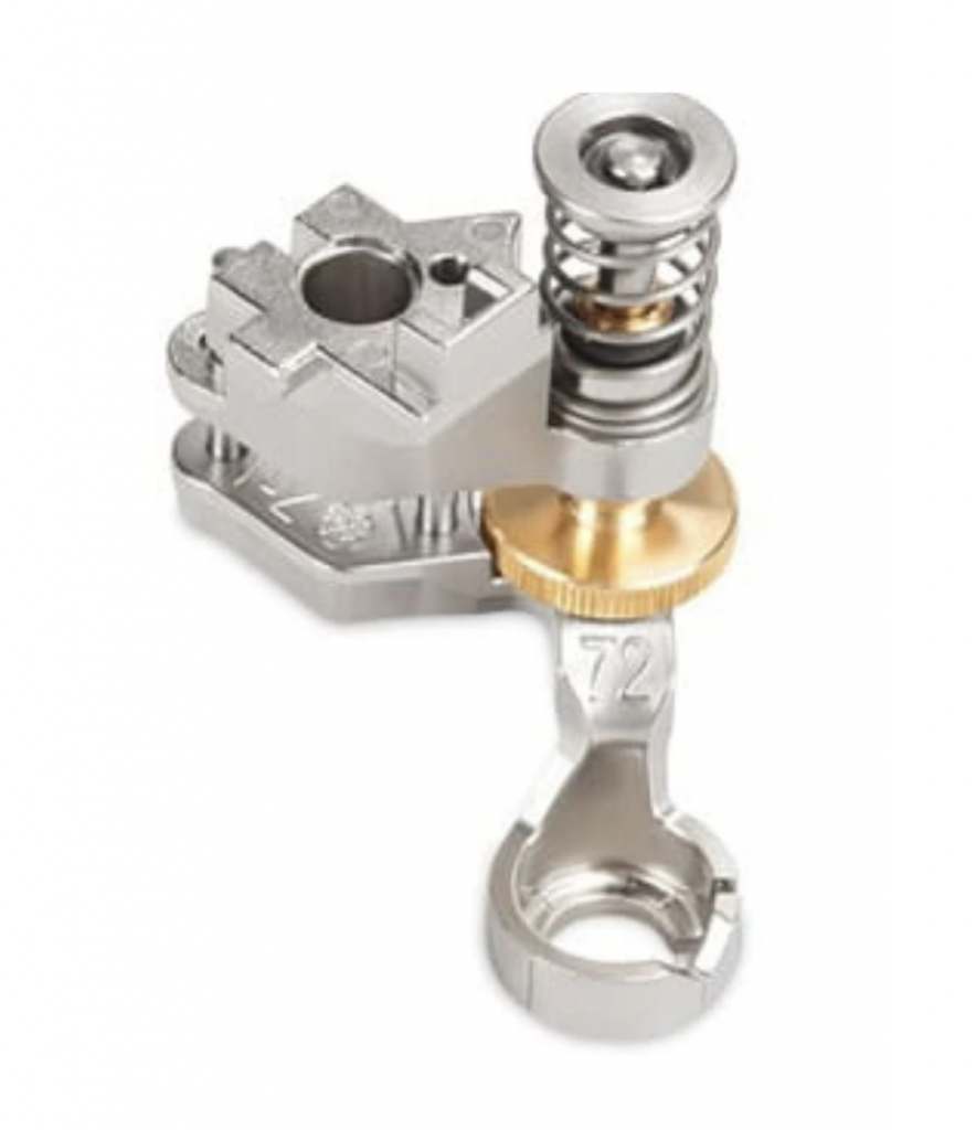 #72S Justerbar Linjalfot med Slit (Rulerfoot with Slit) for B125-880/Q20/24