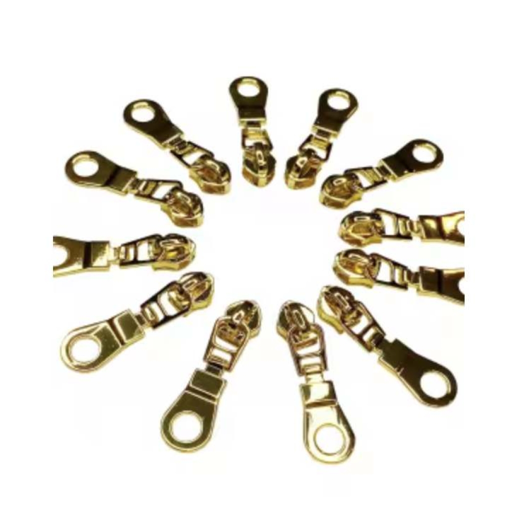 Gold Zipper Pulls