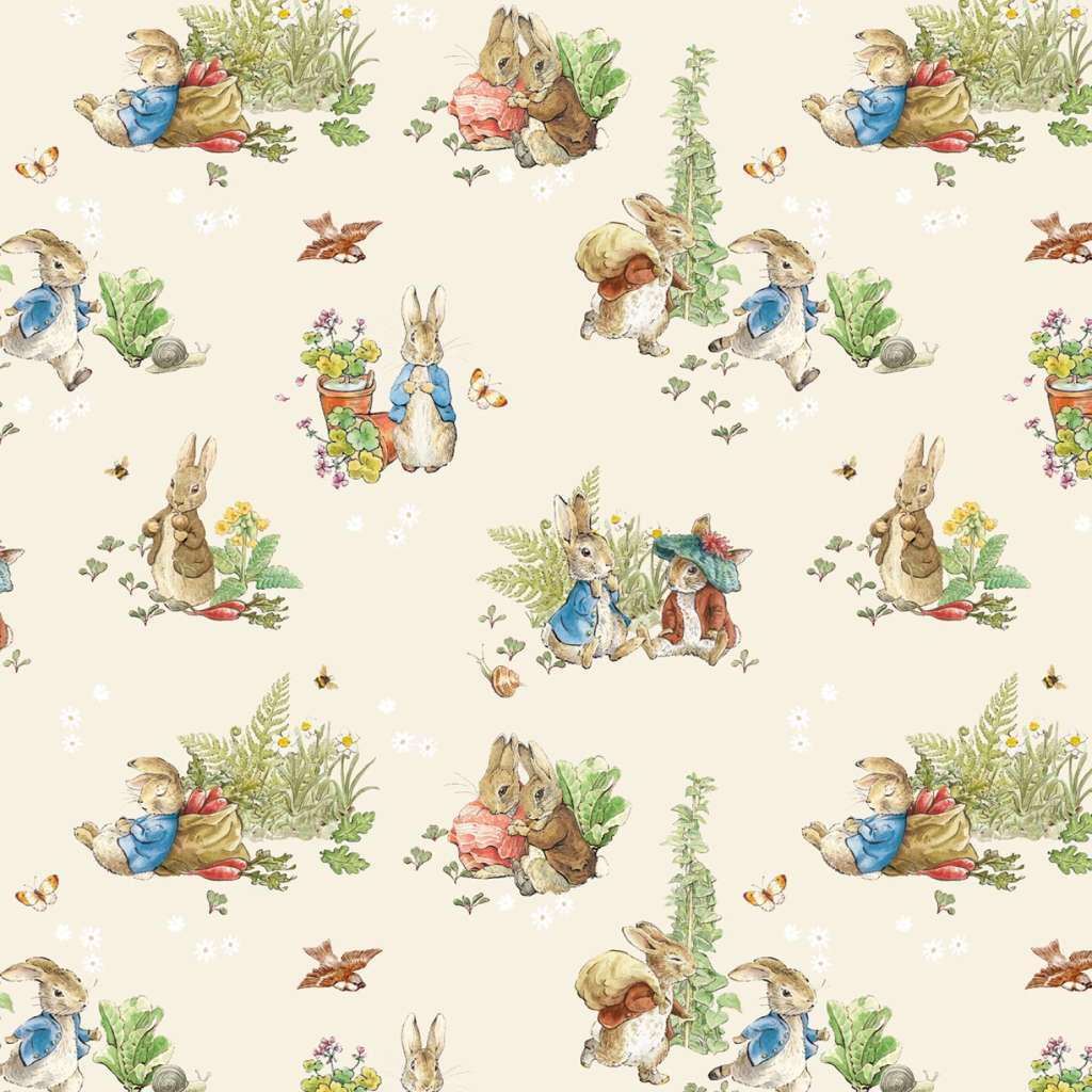 Peter Rabbit & Benjamin Bunny Main Cream