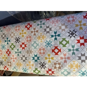 My Happy Place Home Dec Main Cream 57/58", Lori Holt