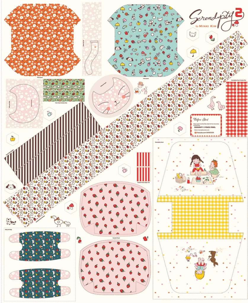 Serendipity 2 35 1/2in x 43 1/2in Pouch Panel