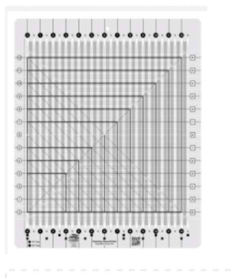 Stripology Squared Ruler by GE Designs